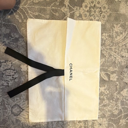 Chanel white solid dustbag - solid,