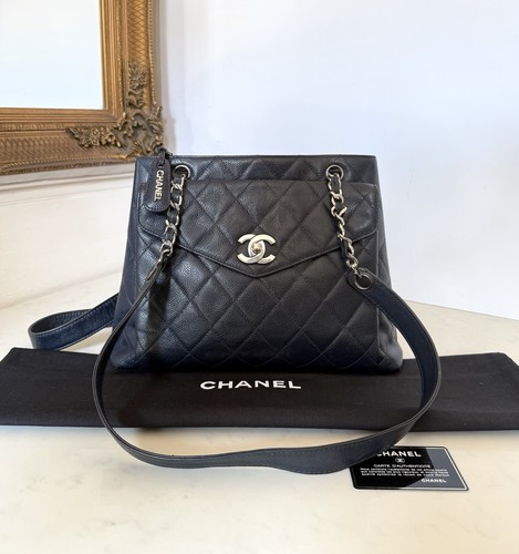 Chanel caviar leather shoulder - chanel,