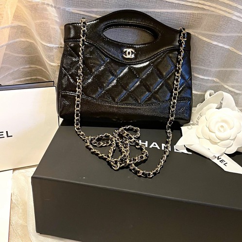 Chanel black nano - bag, top