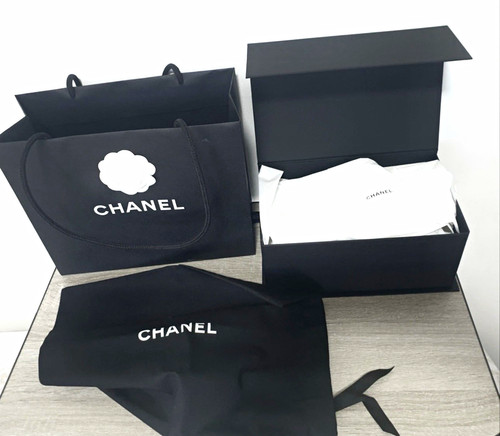 Chanel large black - chanel, black/white