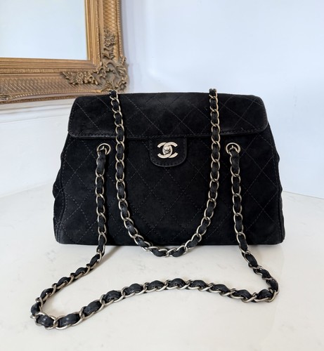 Chanel classic flap bag black - bag,