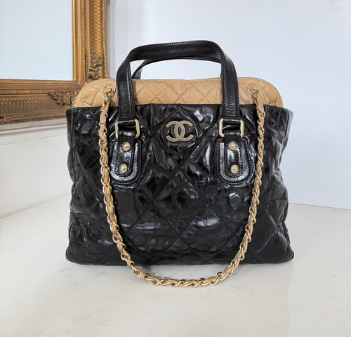 Chanel deauville black - deauville, tote