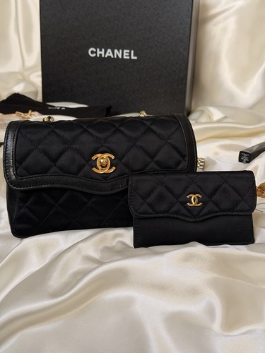 Chanel vintage black quilted - vintage,