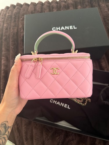Chanel vanity top habdle - , bag