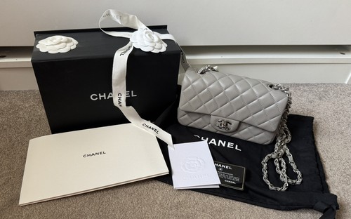 19b grey chanel mini - grey,
