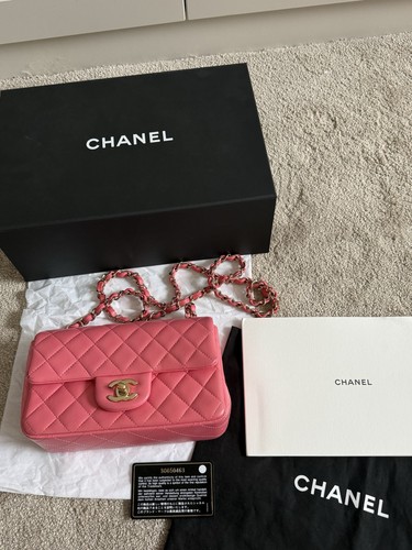Used chanel mini pink - used,