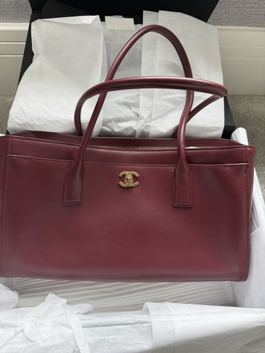Chanel burgundy tote bag - burgundy,