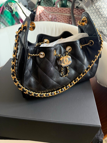 Chanel mini black caviar - chanel,