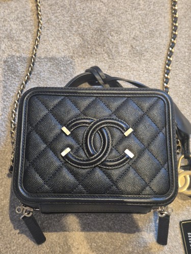 Chanel caviar vanity case bag - caviar,
