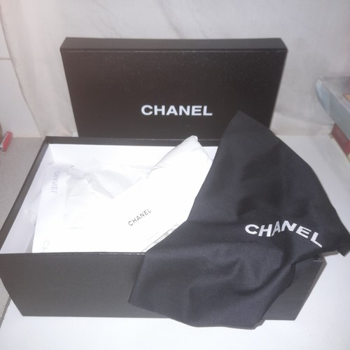 Authentic chanel shoe - box, w/