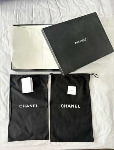 Original chanel box with dust - original,