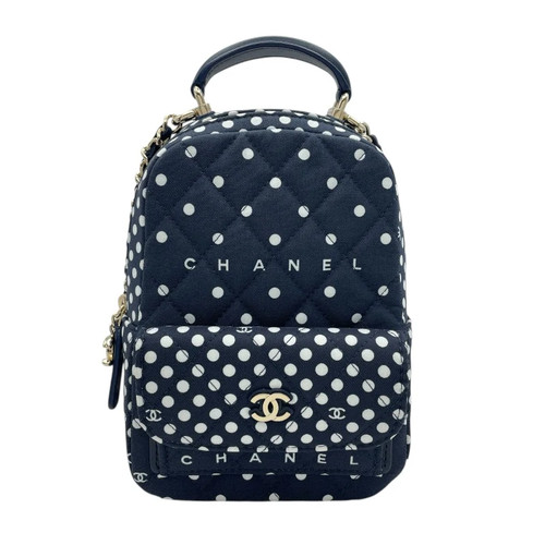 Chanel matelassé navy canvas - matelassé,