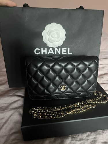 Chanel black lambskin - chanel,