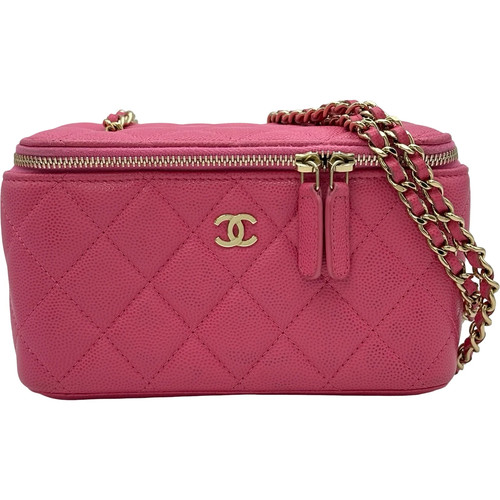 Chanel vanity bag - chanel, pink