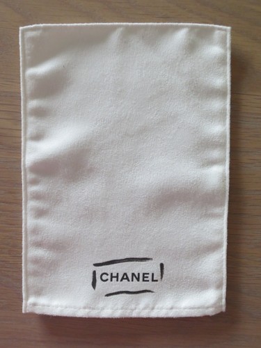 Chanel ivory suedette storage - ivory,