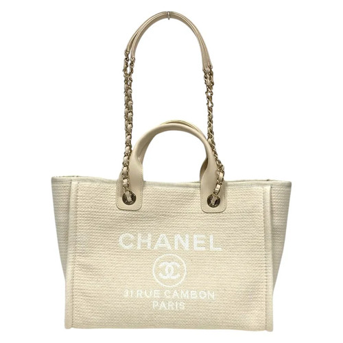 Chanel deauville shopping bag - shopping,