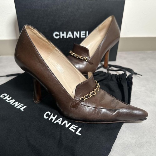Chanel pumps heels brown - chanel, box