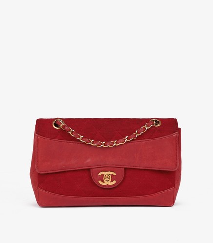 Chanel red quilted jersey - chanel,